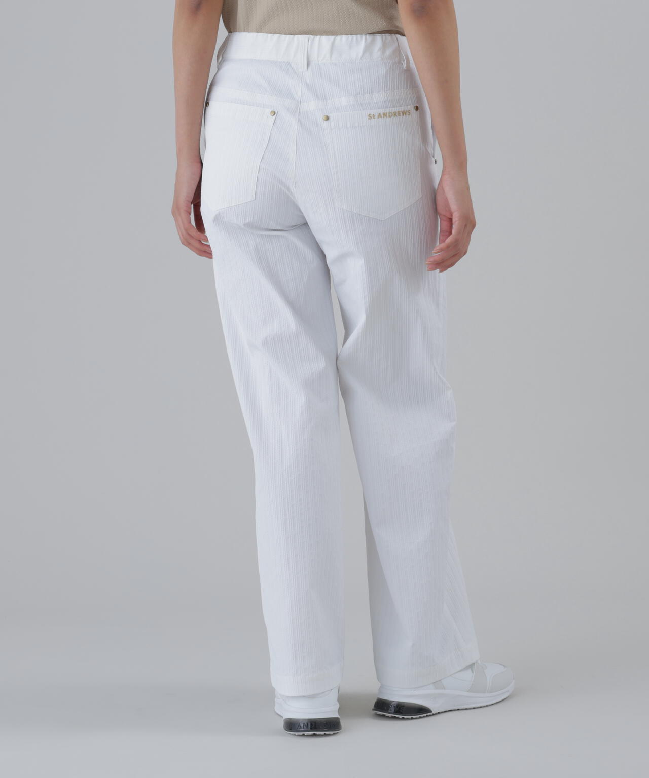 ストレッチ】ドビーストライプパンツ (WOMENS) | St ANDREWS（セント