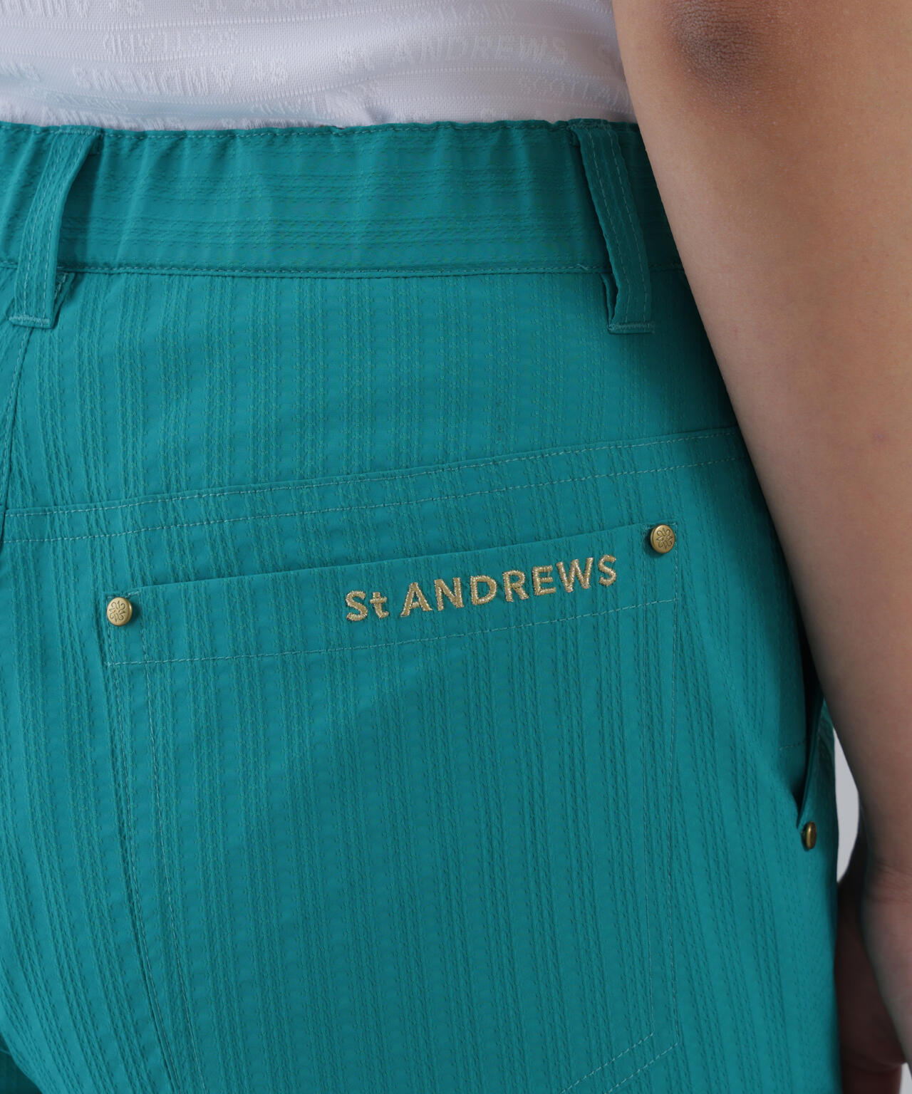 ストレッチ】ドビーストライプパンツ (WOMENS) | St ANDREWS（セント