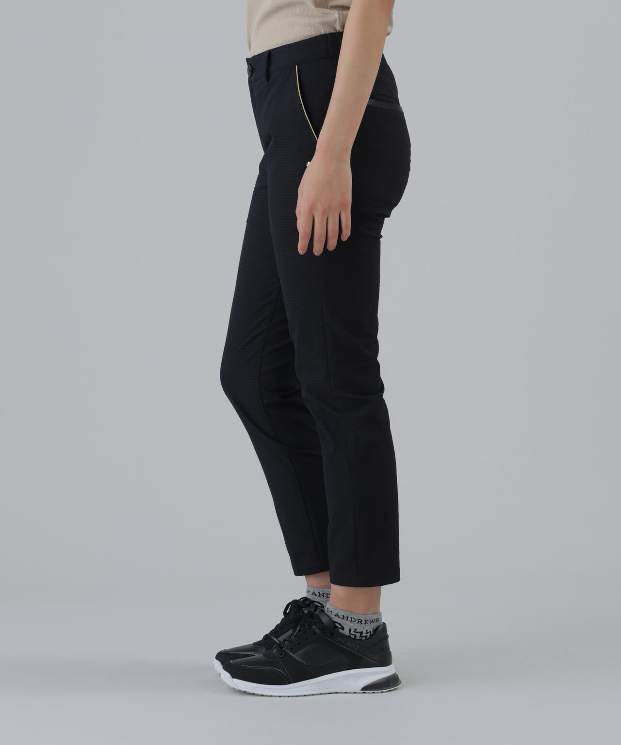 St ANDREWS ストレッチ パンツ 黒 Mサイズ 吸水速乾】【ストレッチ】2WAYストレッチパンツ (WOMENS) | St ANDREWS