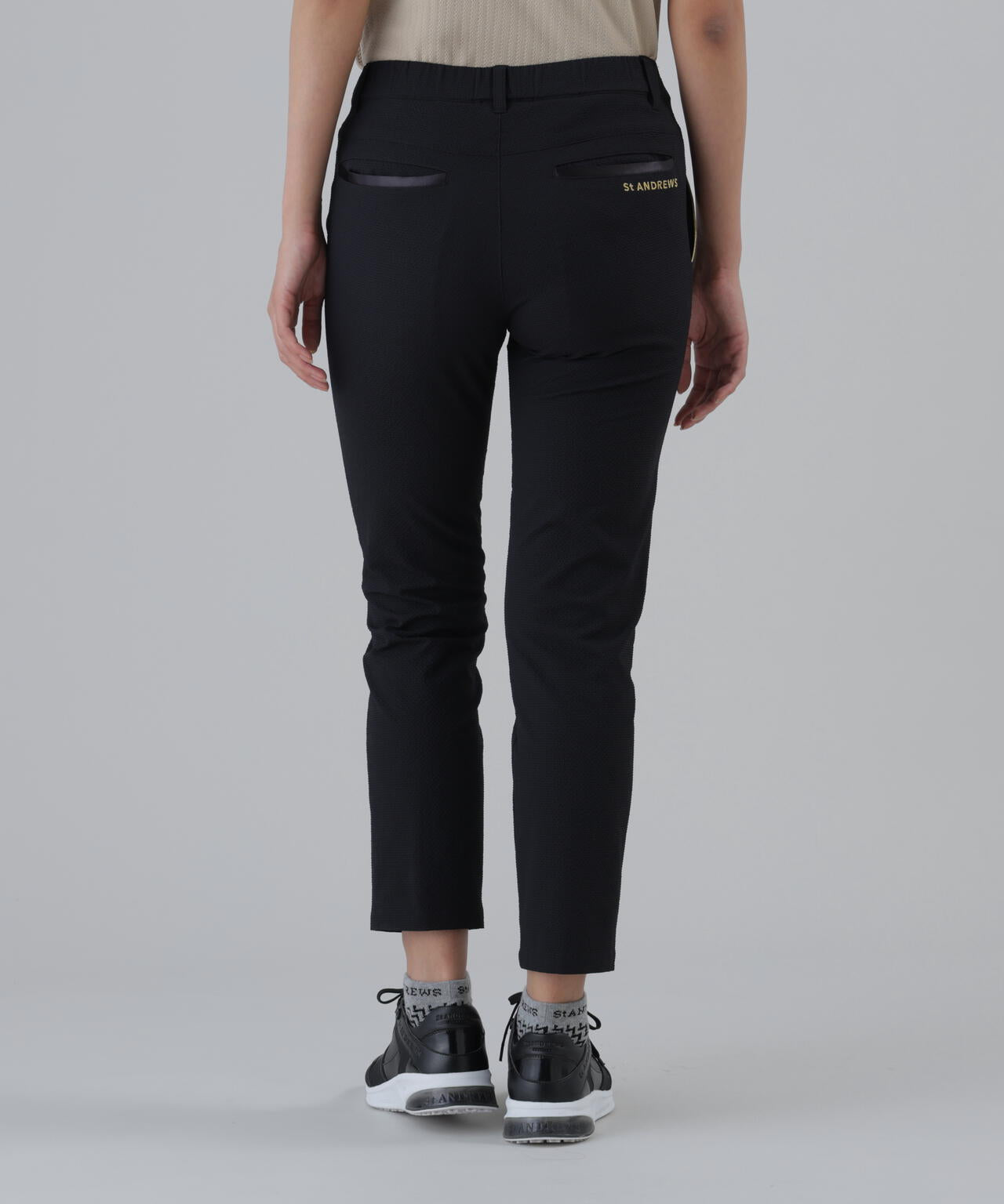 美品✨定価16500円新品！セントアンドリュース極上ストレッチ美脚ネイビーパンツ 吸水速乾】【ストレッチ】2WAYストレッチパンツ (WOMENS) | St ANDREWS