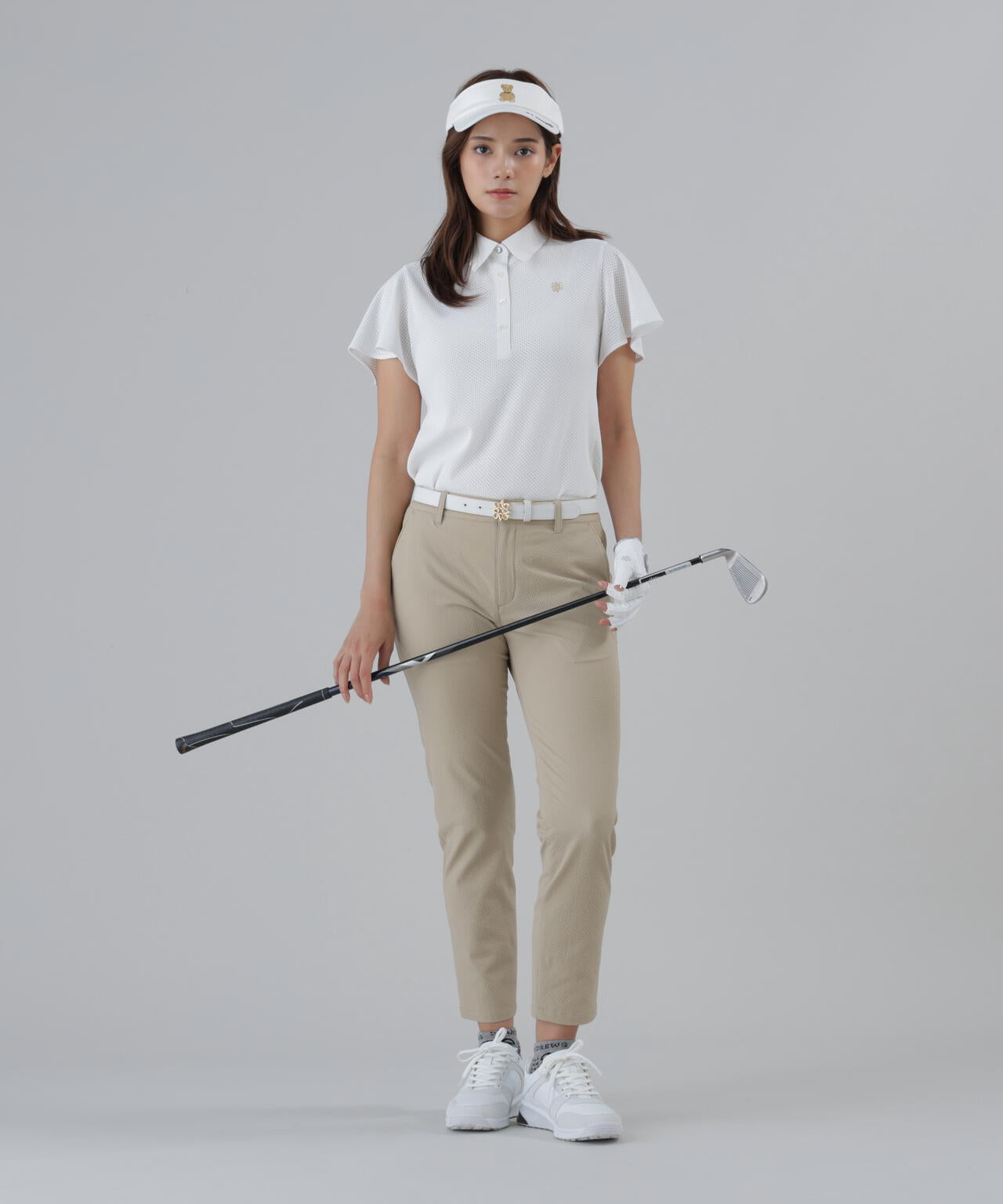 【St ANDREWS】春〜秋 2WAYストレッチ ゴルフパンツ ベージュ M 吸水速乾】【ストレッチ】2WAYストレッチパンツ (WOMENS) | St ANDREWS