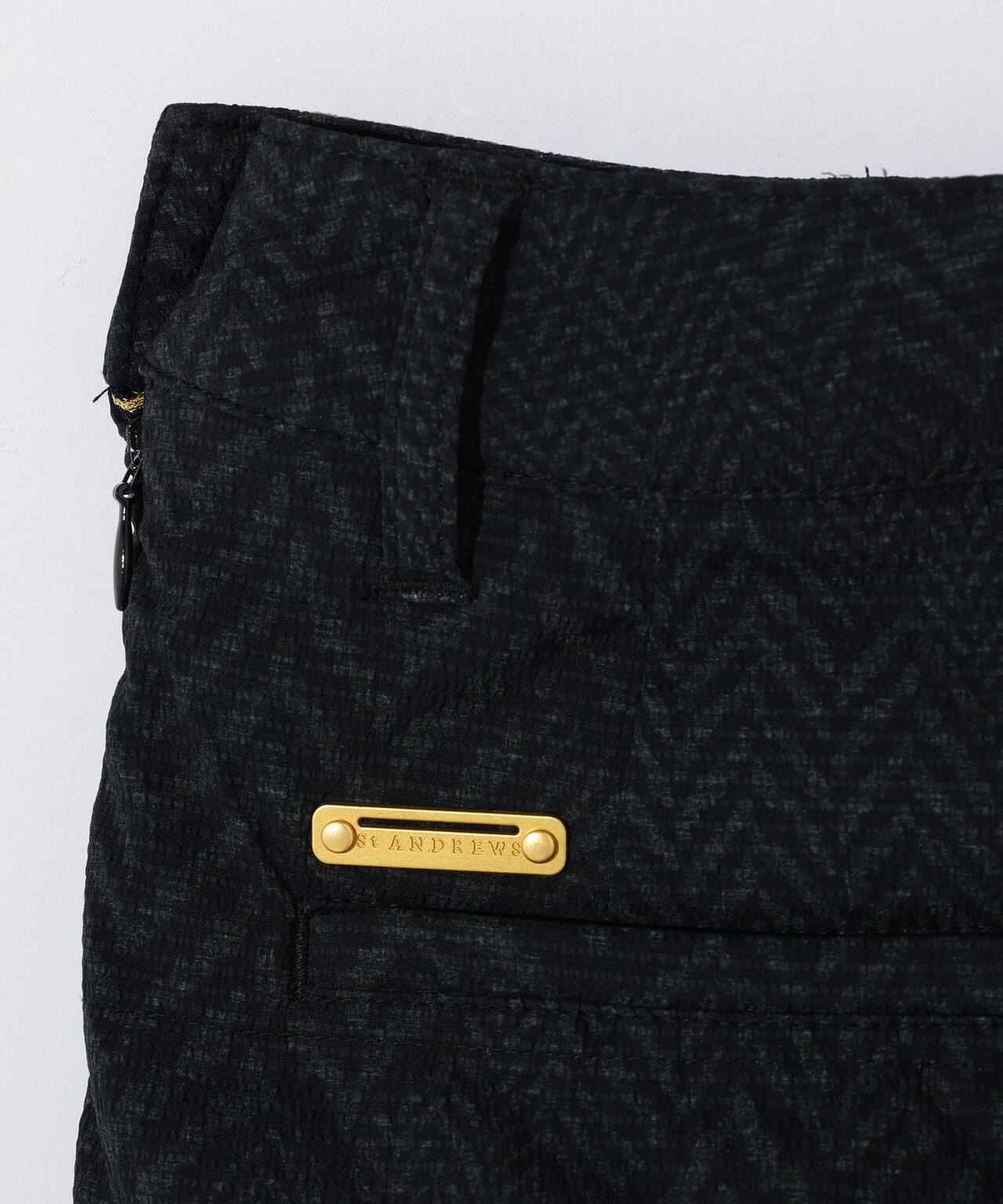 ヘリンボーンプリント中綿キルトスカート (WOMENS)