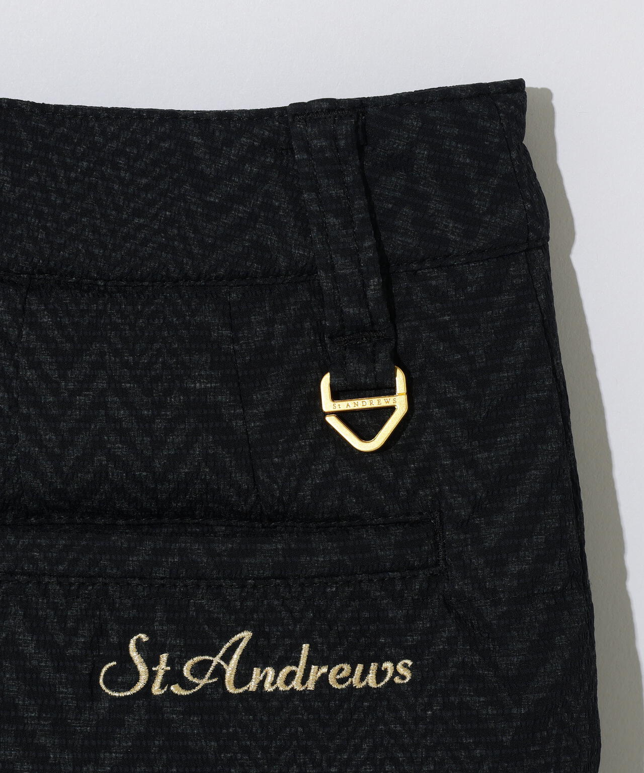 ヘリンボーンプリント中綿キルトスカート (WOMENS)