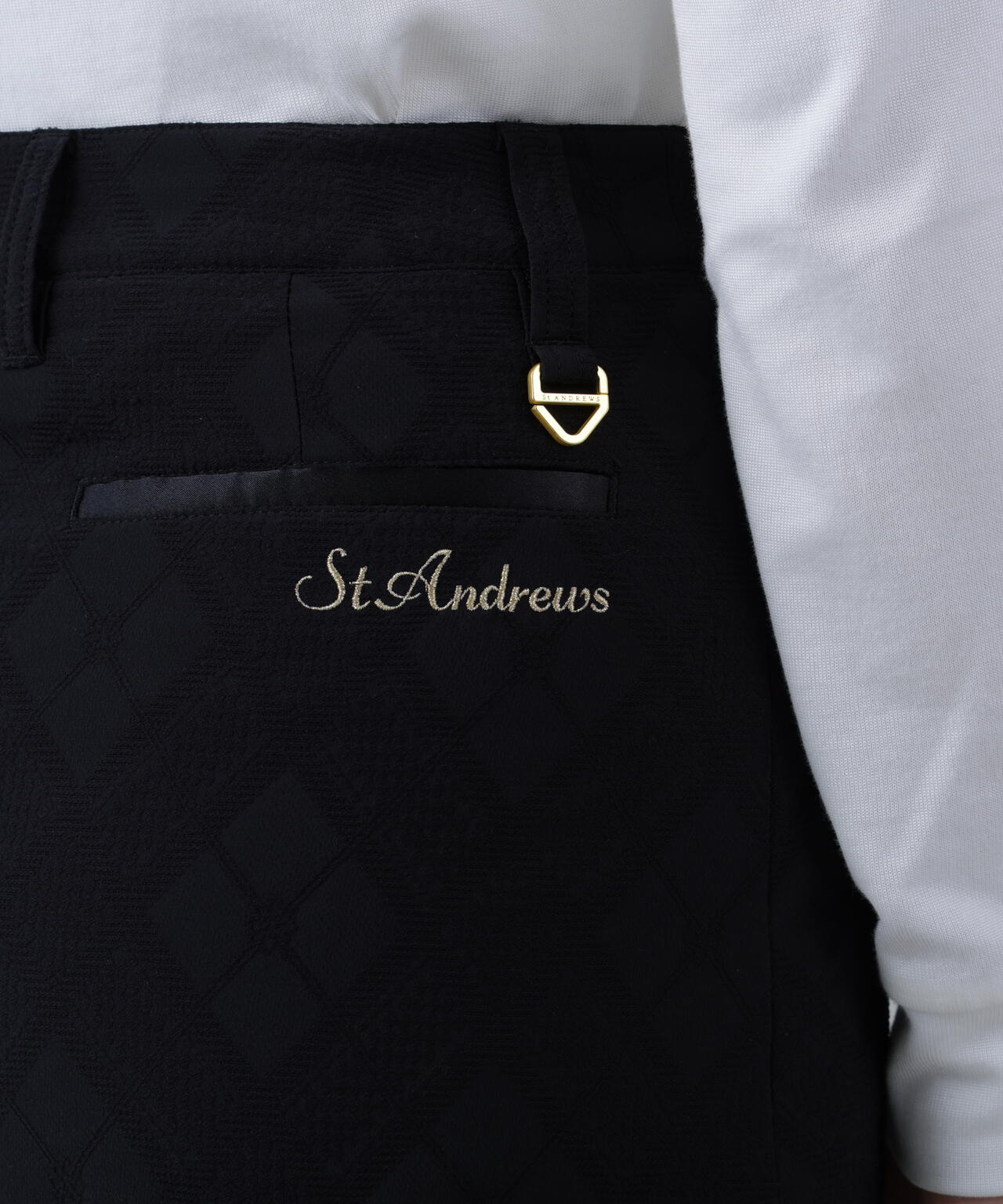 バイアスチェックジャガードスカート (WOMENS) | St ANDREWS（セント