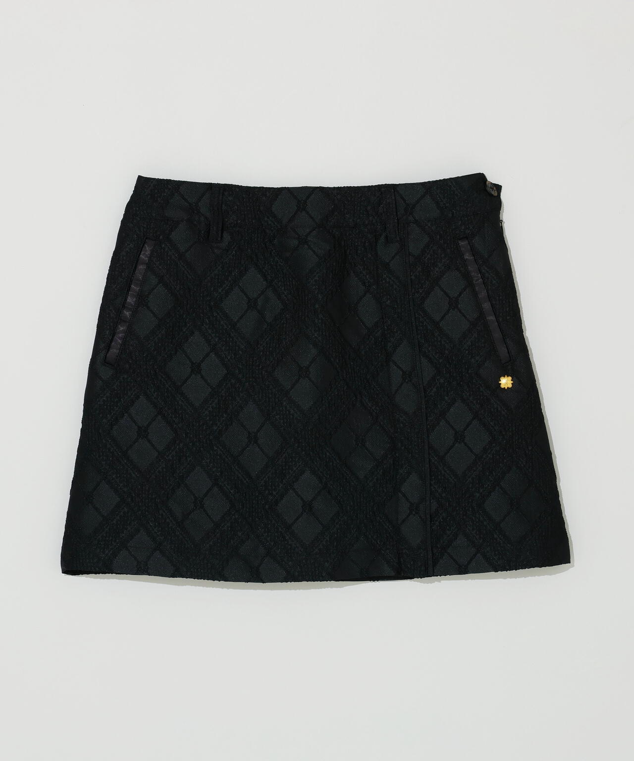 バイアスチェックジャガードスカート (WOMENS)