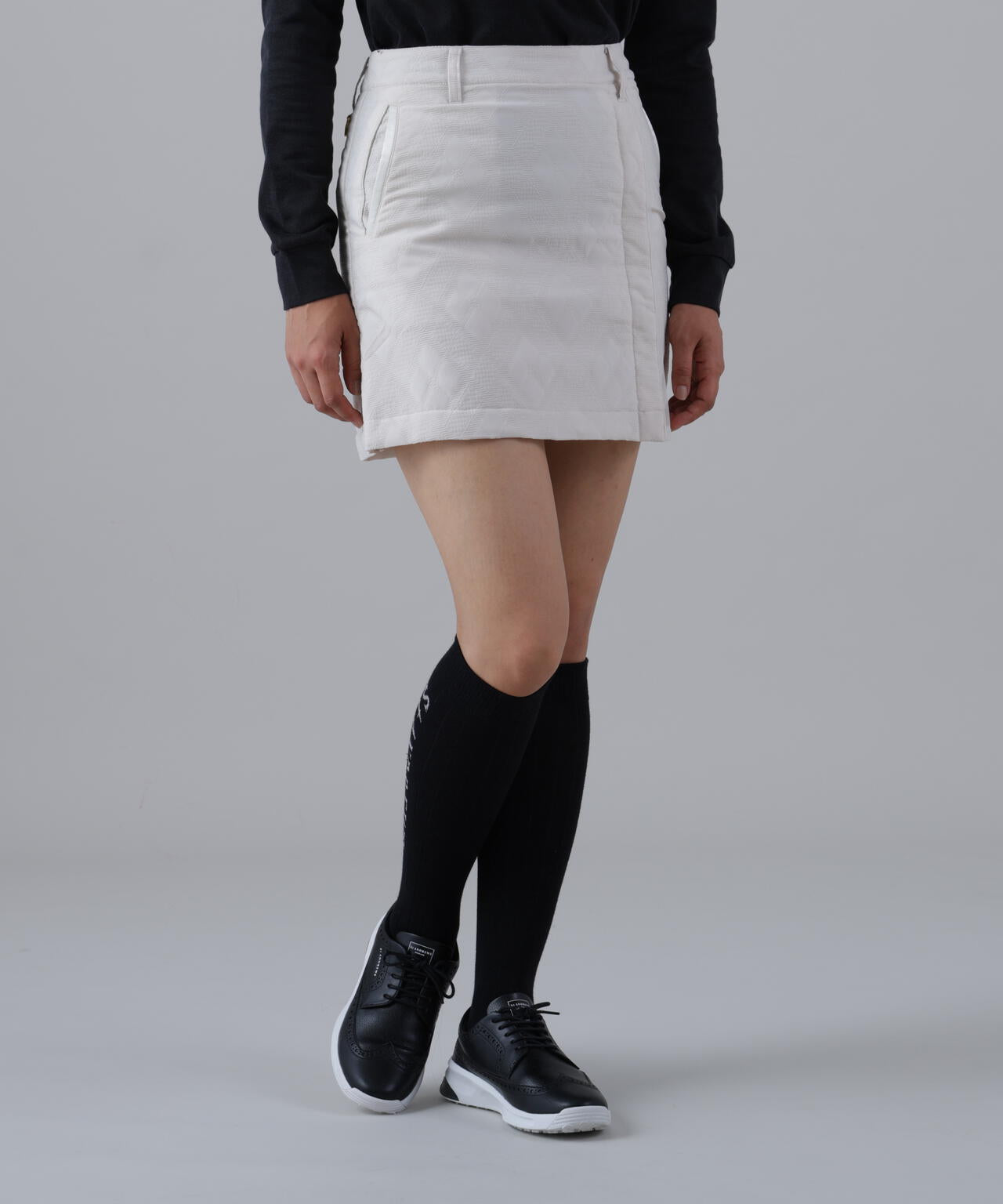 バイアスチェックジャガードスカート (WOMENS)