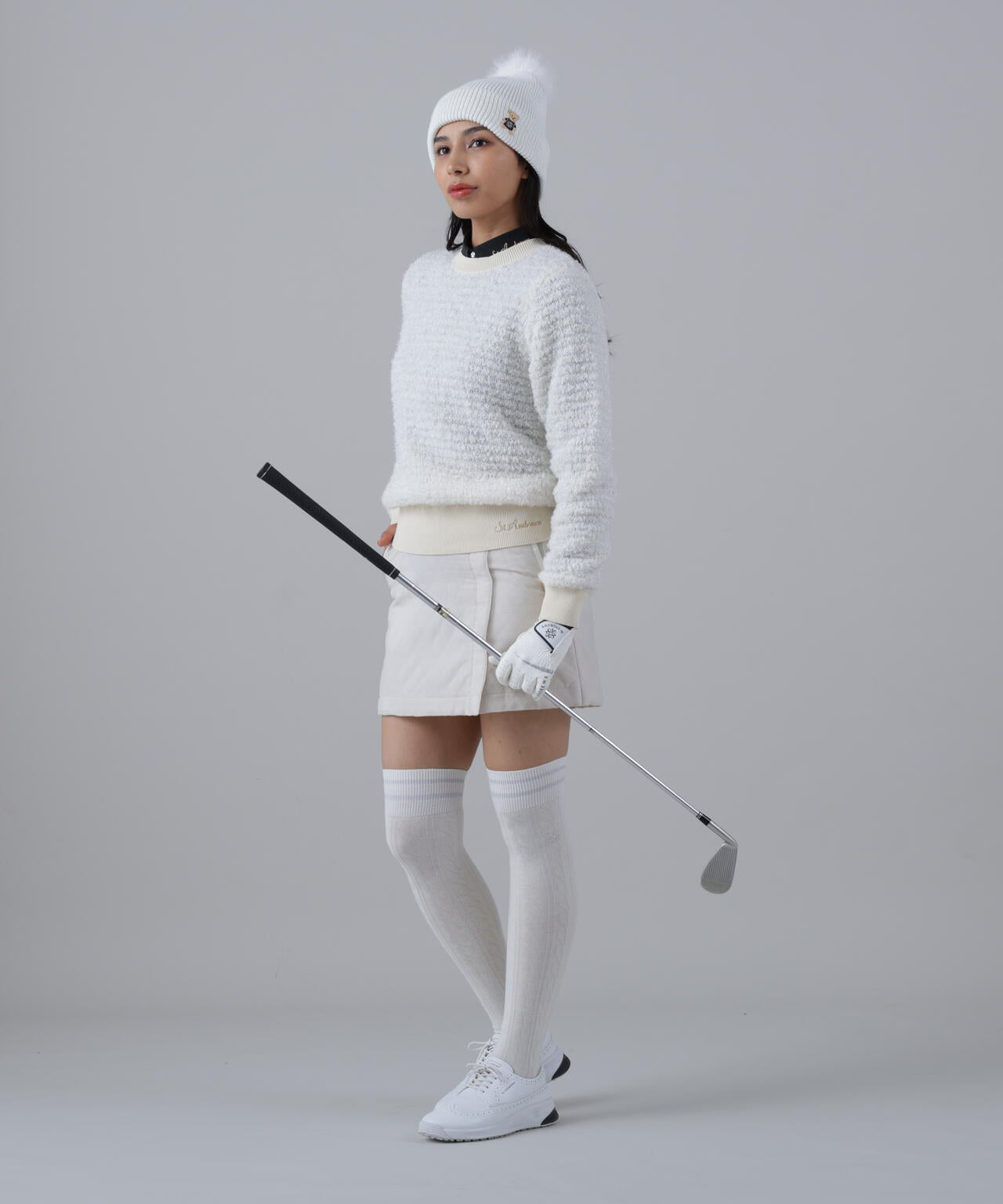 バイアスチェックジャガードスカート (WOMENS)