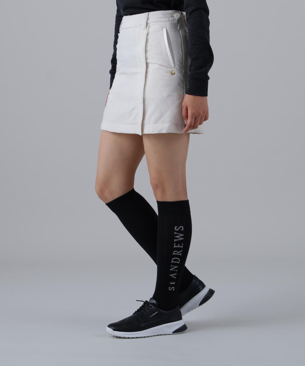 バイアスチェックジャガードスカート (WOMENS) | St ANDREWS（セント