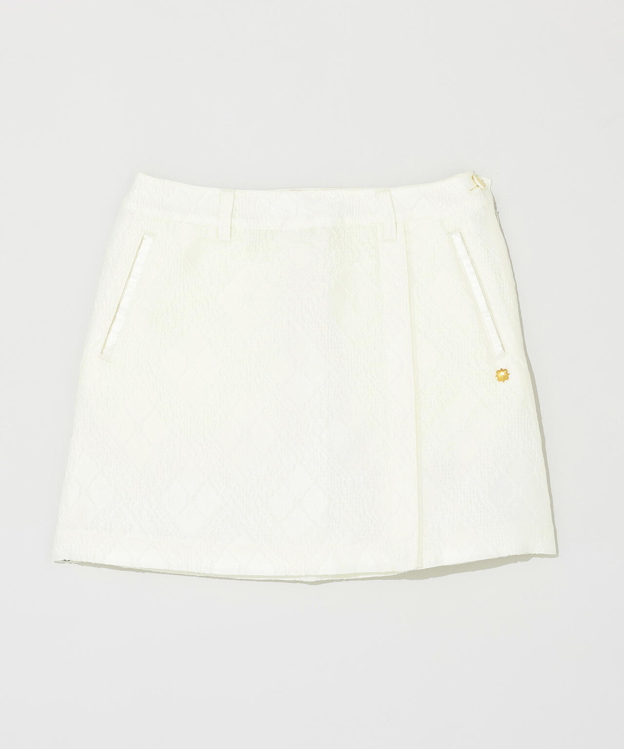 バイアスチェックジャガードスカート (WOMENS)