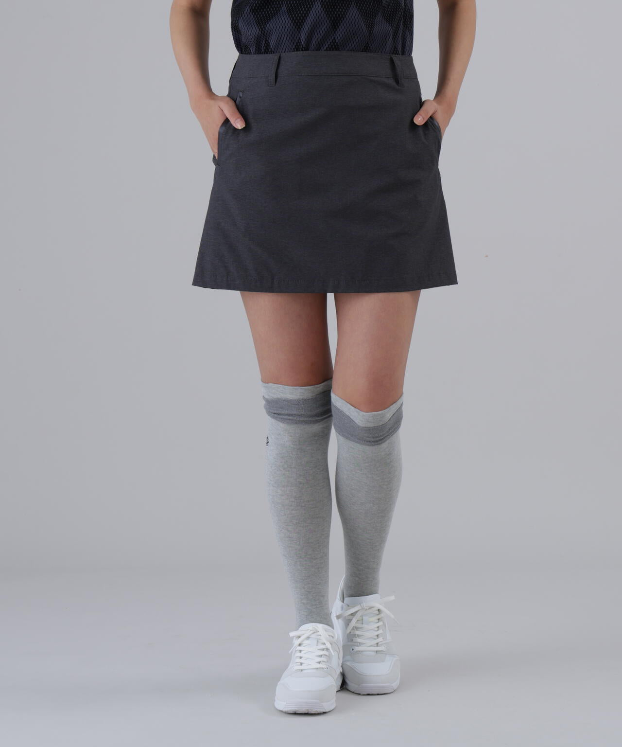撥水】【ストレッチ】ナイロンタフタスカート (WOMENS) | St ANDREWS