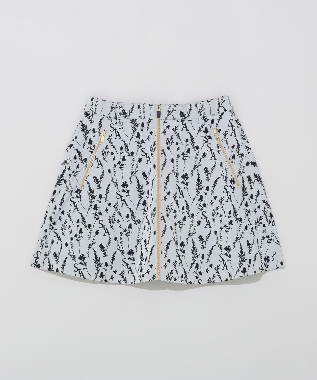 happy⭐︎1新品未使用OBLIチューリップ柄ジャガードスカート ストレッチ】ボタニカルジャガードスカート (WOMENS) | St ANDREWS