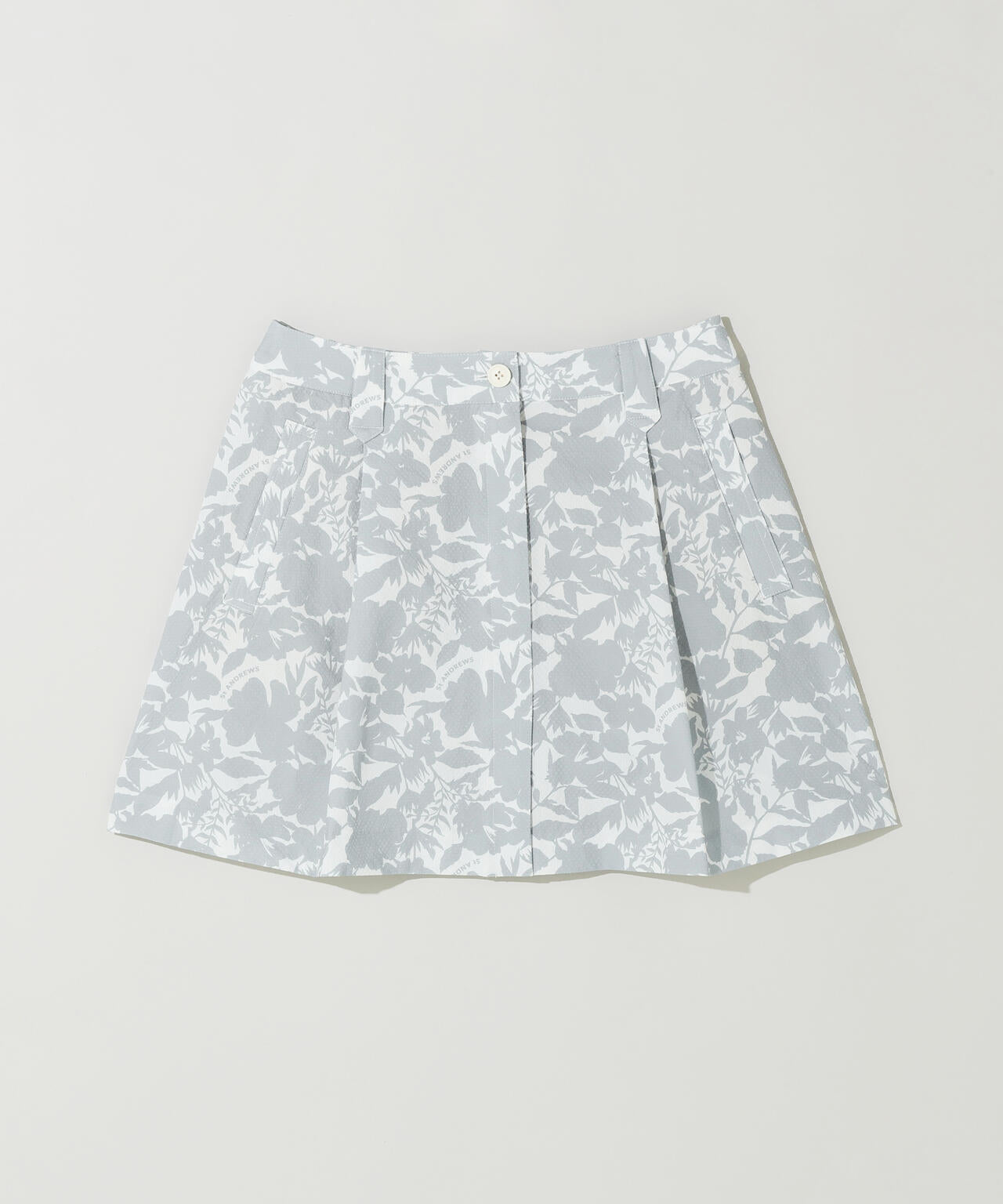 吸水速乾】【ストレッチ】シャドーボタニカルプリントスカート (WOMENS