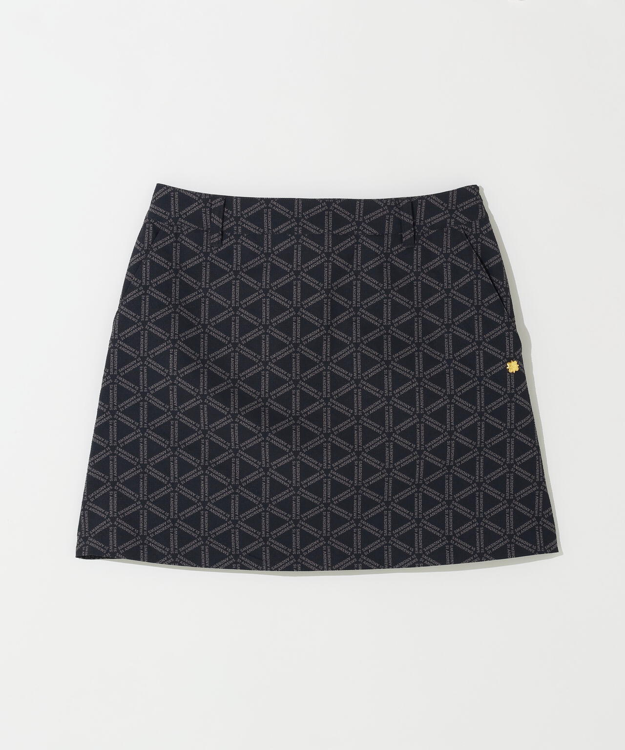 吸水速乾】【ストレッチ】トライアングルロゴプリントスカート (WOMENS