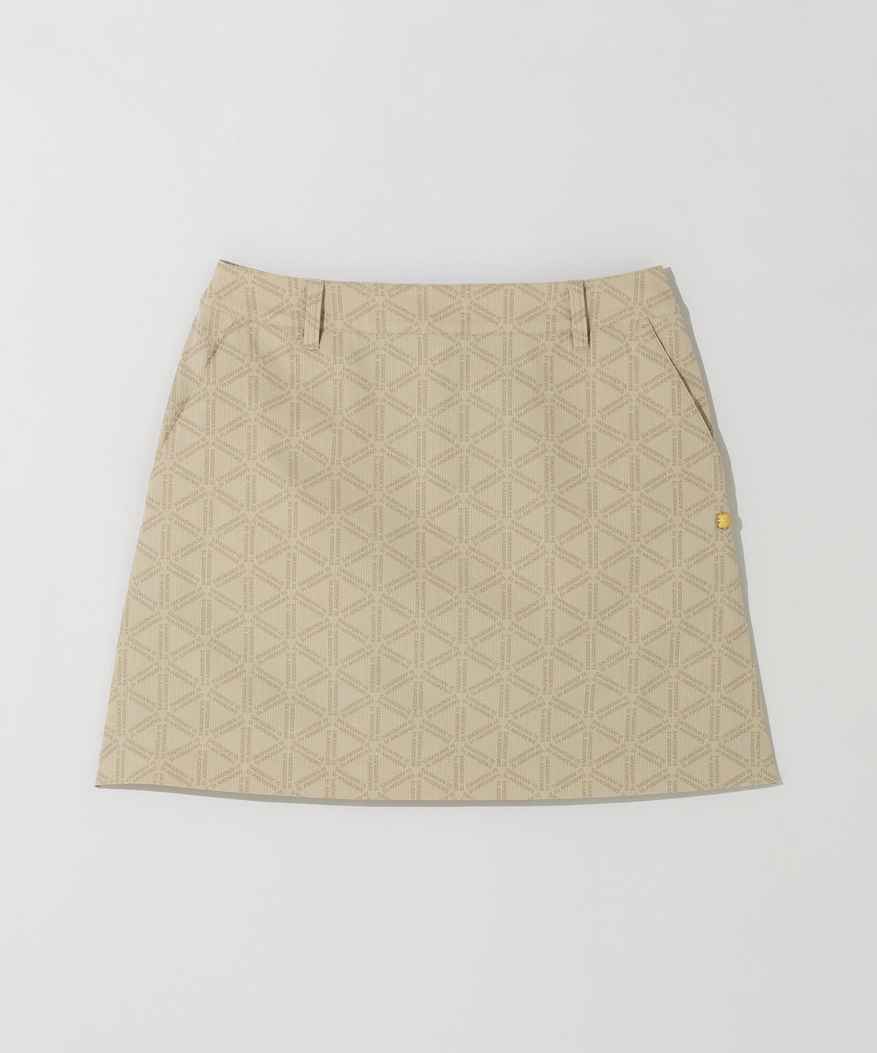 吸水速乾】【ストレッチ】トライアングルロゴプリントスカート (WOMENS