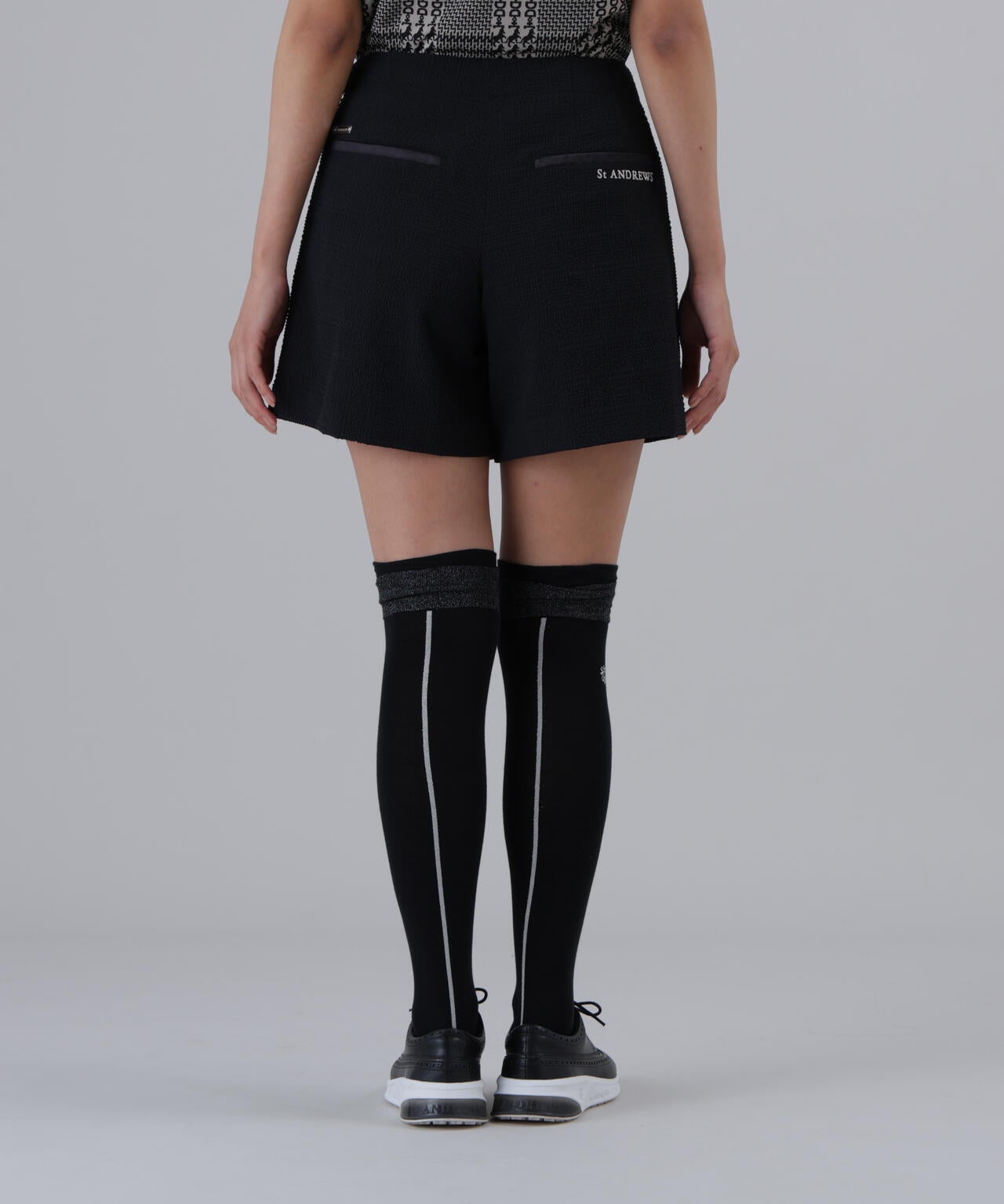 リンカブル　サイドレースキュロット ストレッチ】変形サッカーキュロット (WOMENS) | St ANDREWS（セント