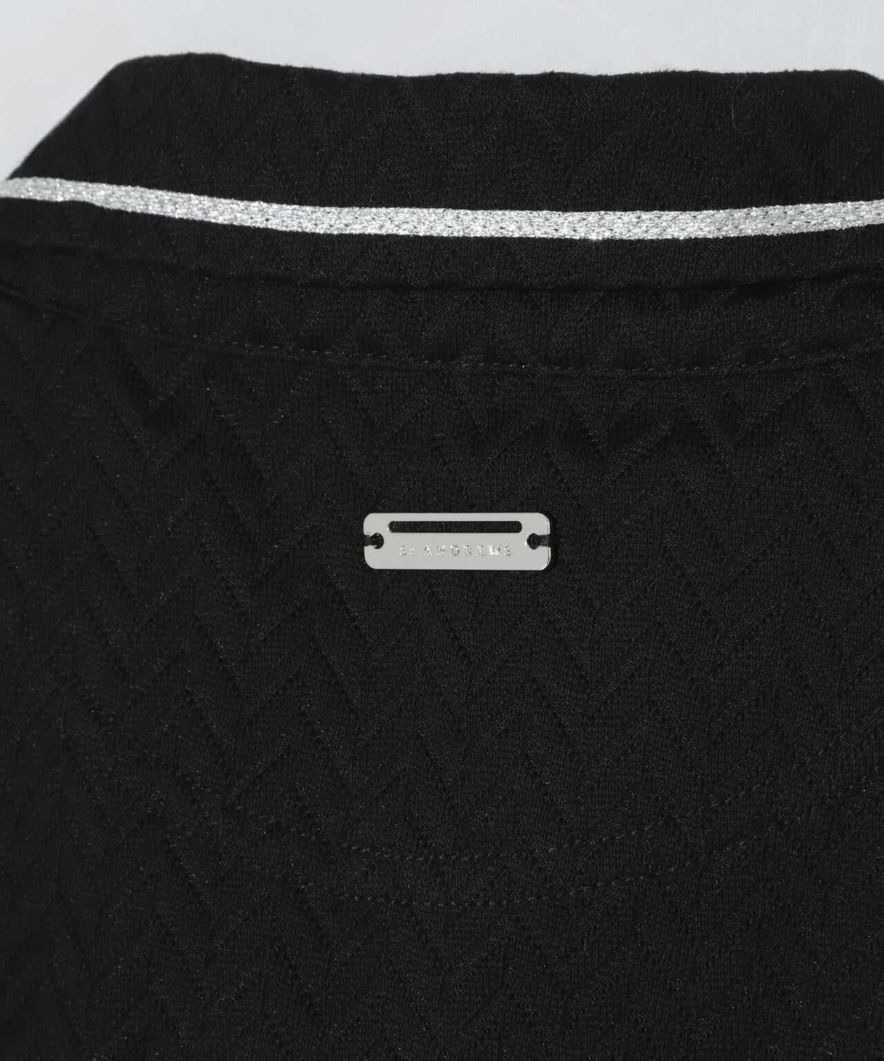 ヘリンボーンジャガード半袖ポロシャツ (WOMENS)