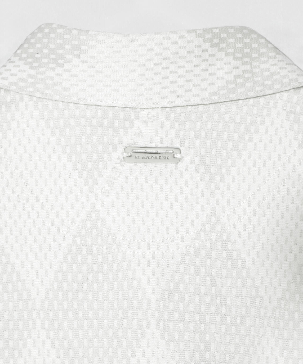 【UVカット】ダイヤジャガード半袖シャツ (WOMENS)