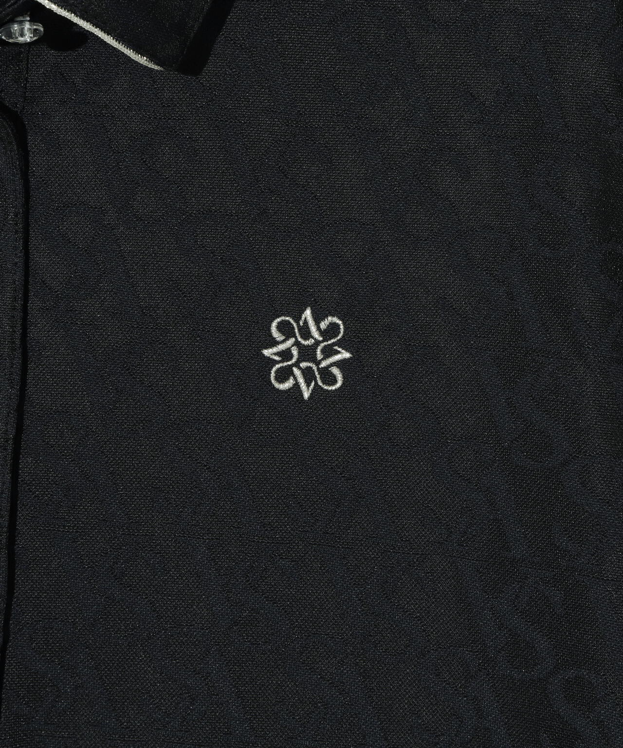 SAロゴジャガード無地半袖シャツ (WOMENS)