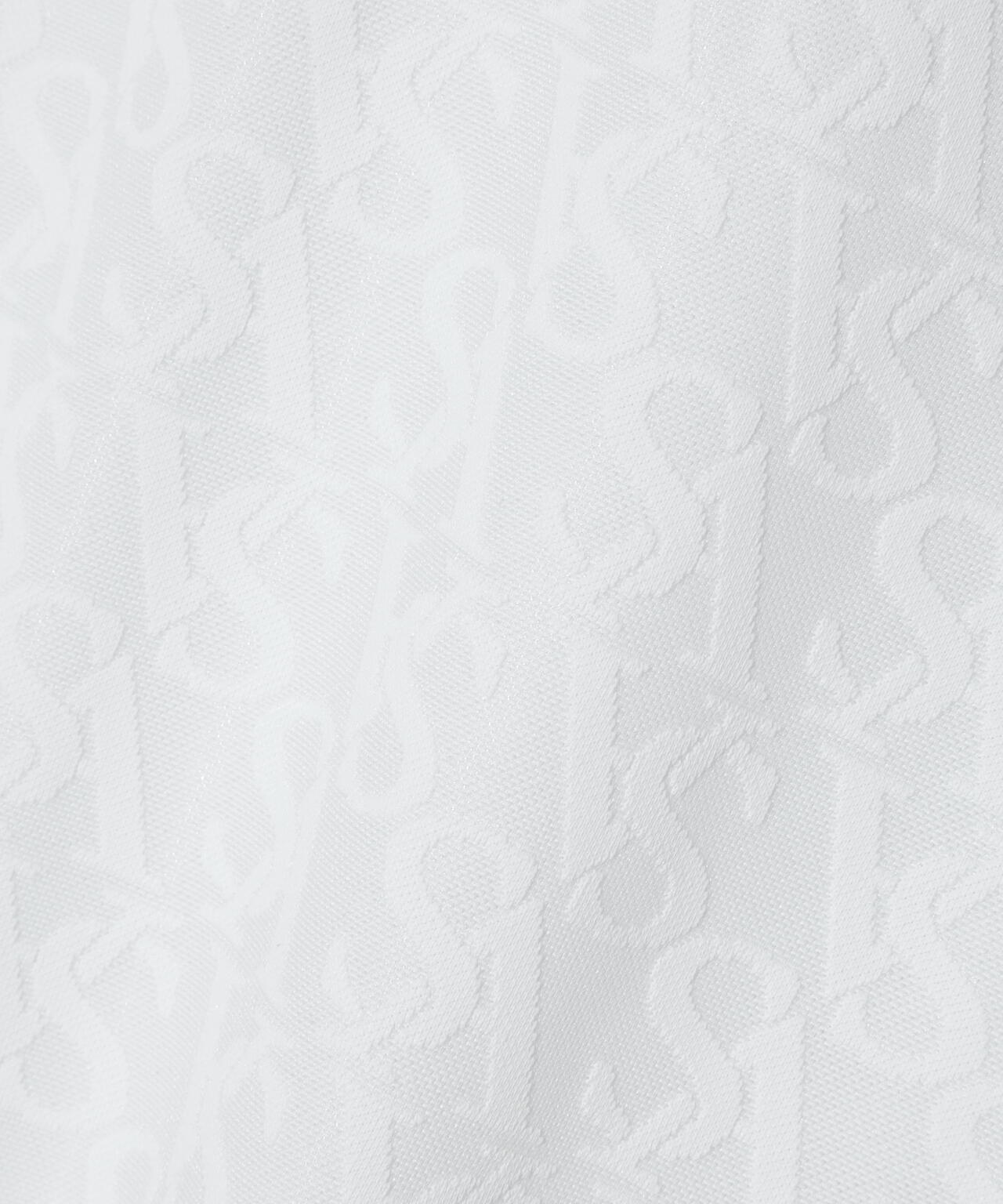 SAロゴジャガード無地半袖シャツ (WOMENS)