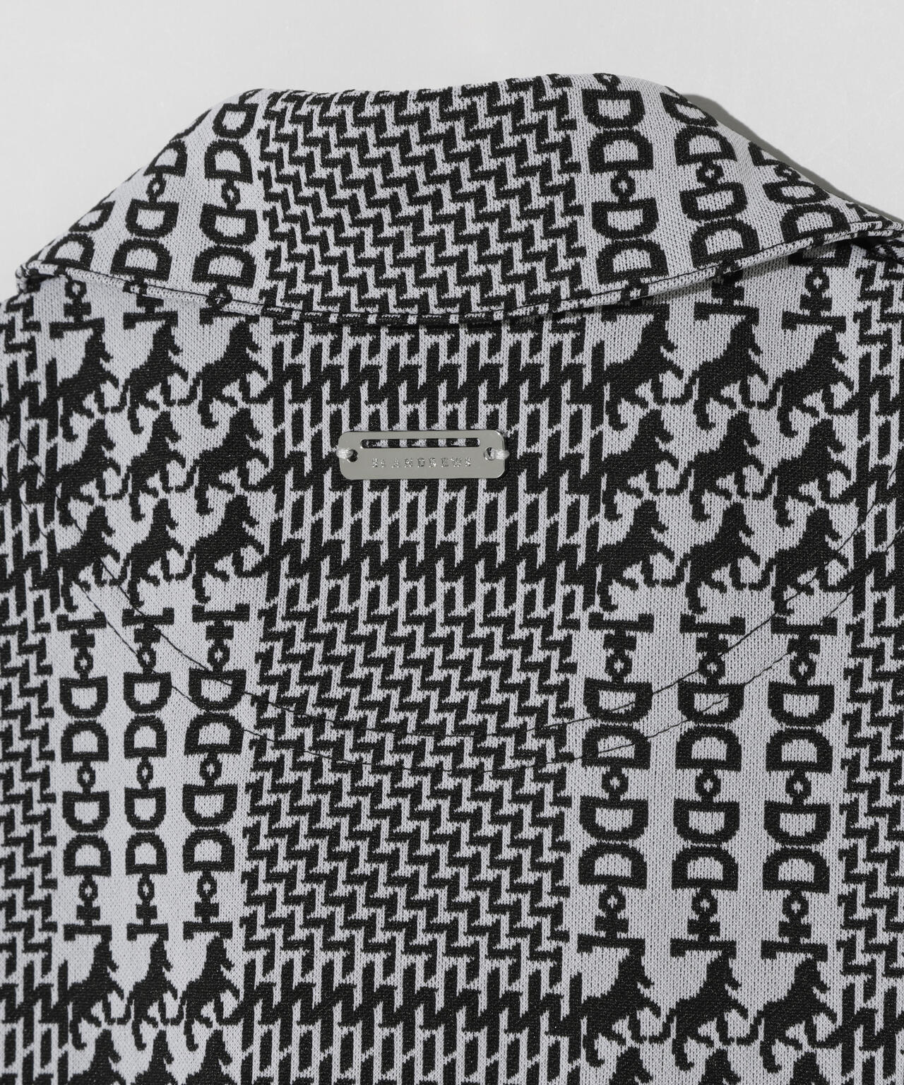 ホースビットチェックジャガード半袖シャツ (WOMENS)