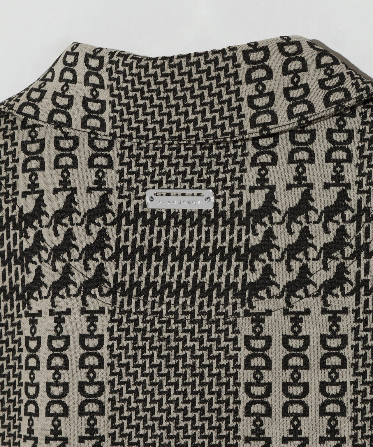 ホースビットチェックジャガード半袖シャツ (WOMENS)