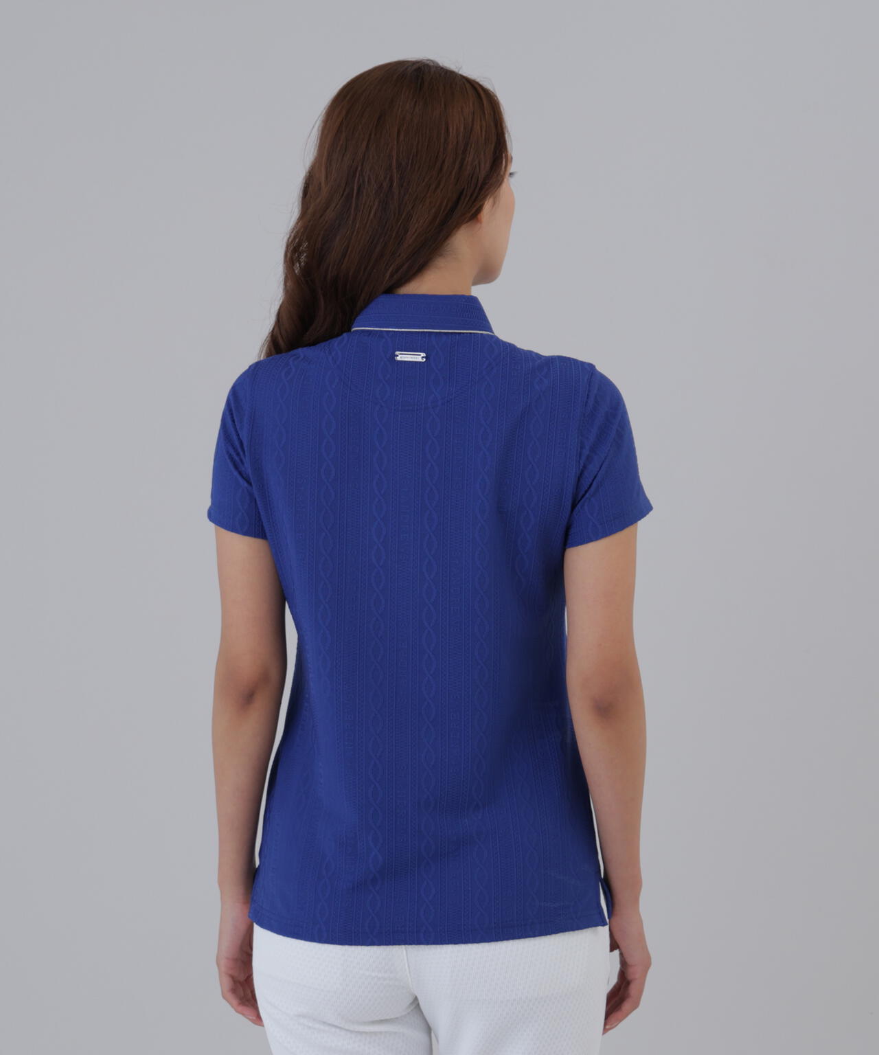 縄柄リンクス半袖シャツ (WOMENS) | St ANDREWS（セントアンドリュース