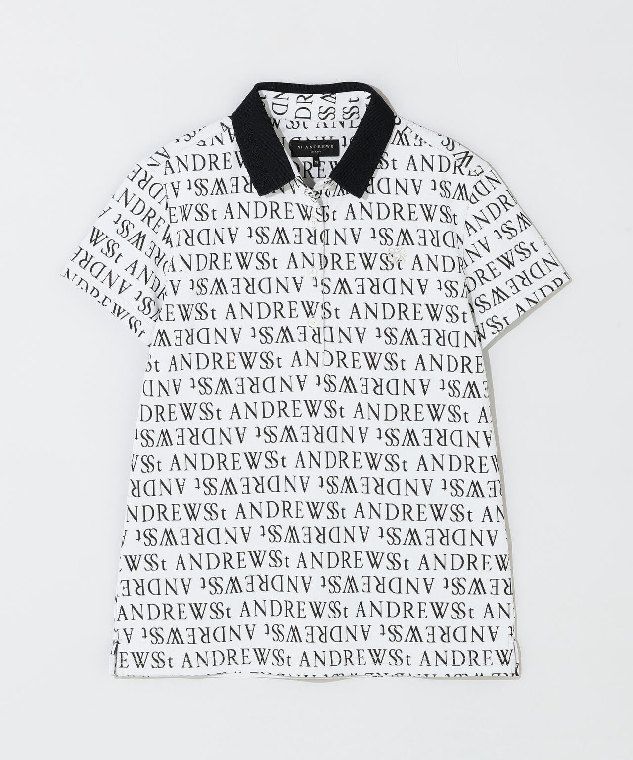 ダブルロゴジャガード半袖ポロシャツ (WOMENS) | St ANDREWS（セント