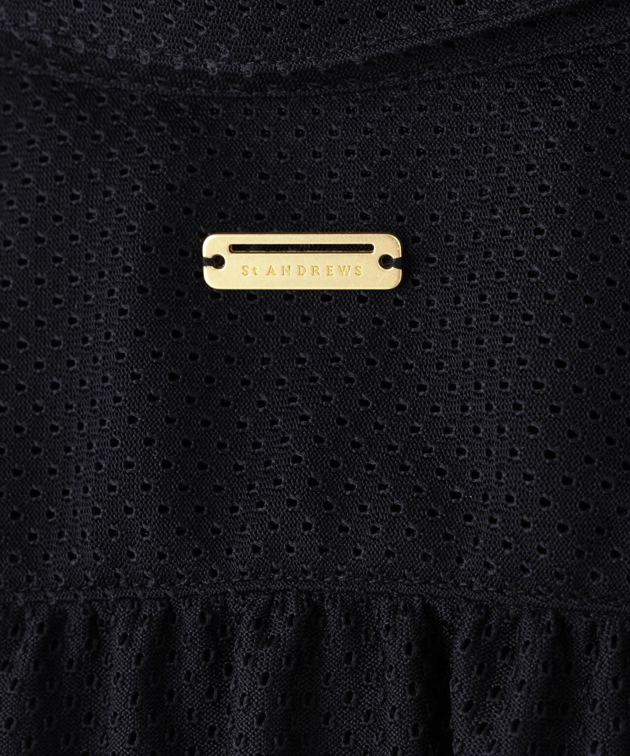 ビッグメッシュ半袖フリルシャツ (WOMENS)