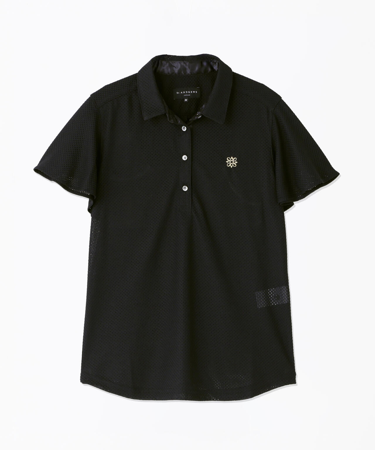 ビッグメッシュ半袖フリルシャツ (WOMENS) | St ANDREWS（セント