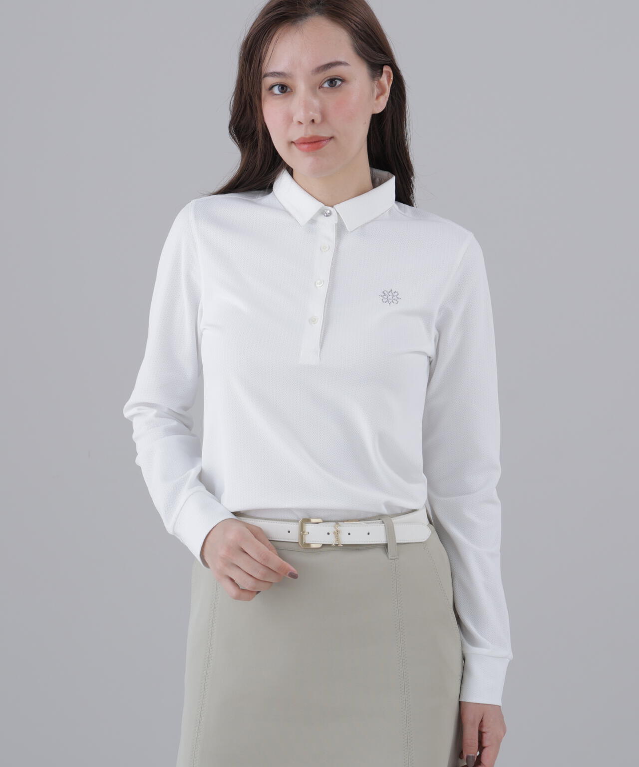 SPX裏使いジャガード長袖シャツ (WOMENS)