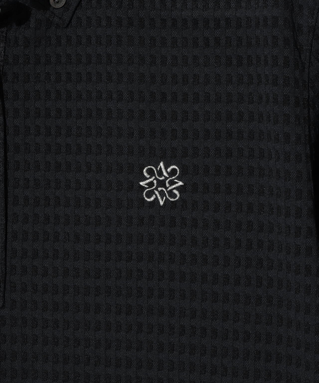 格子ジャガード長袖シャツ (WOMENS)