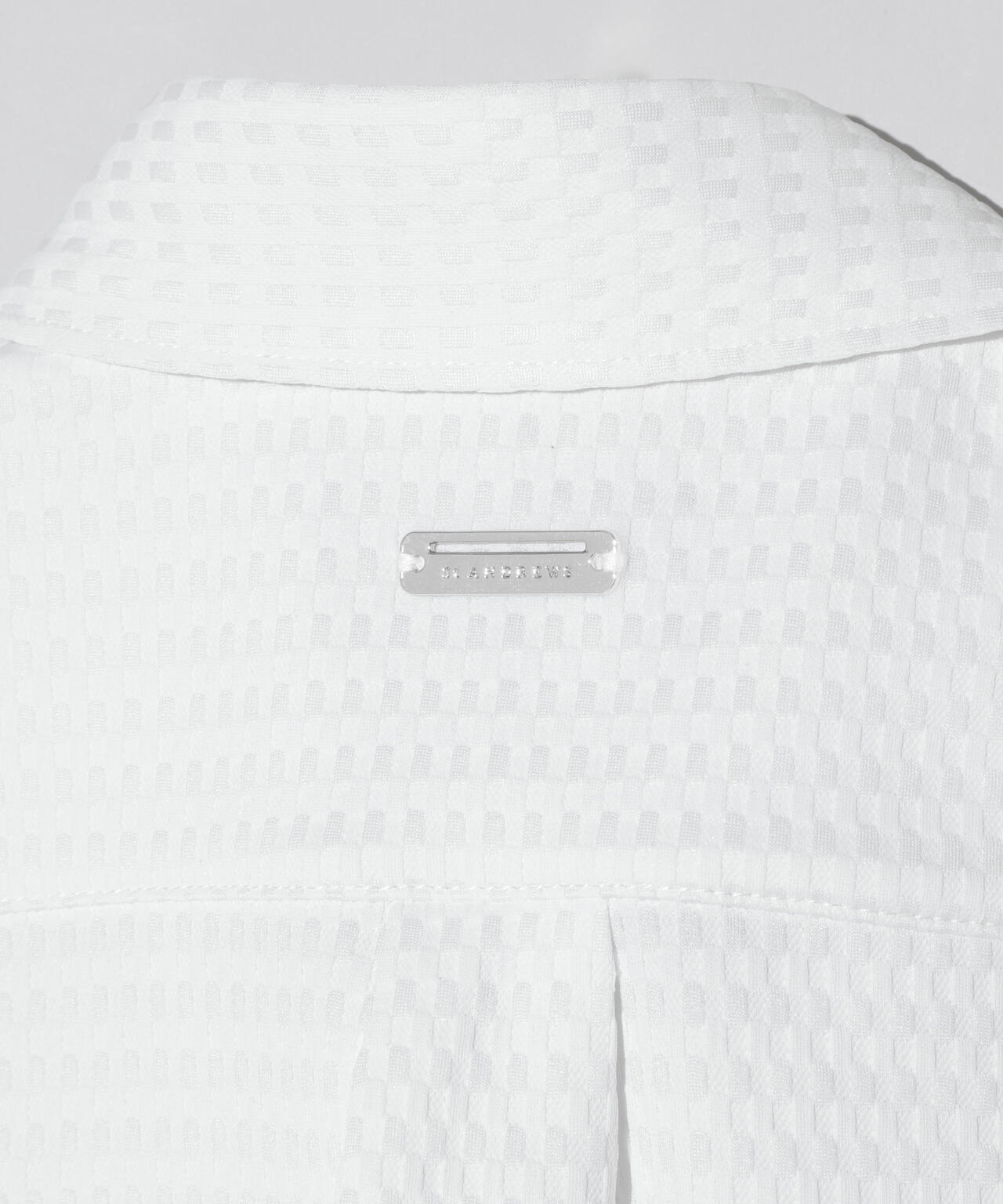 格子ジャガード長袖シャツ (WOMENS)