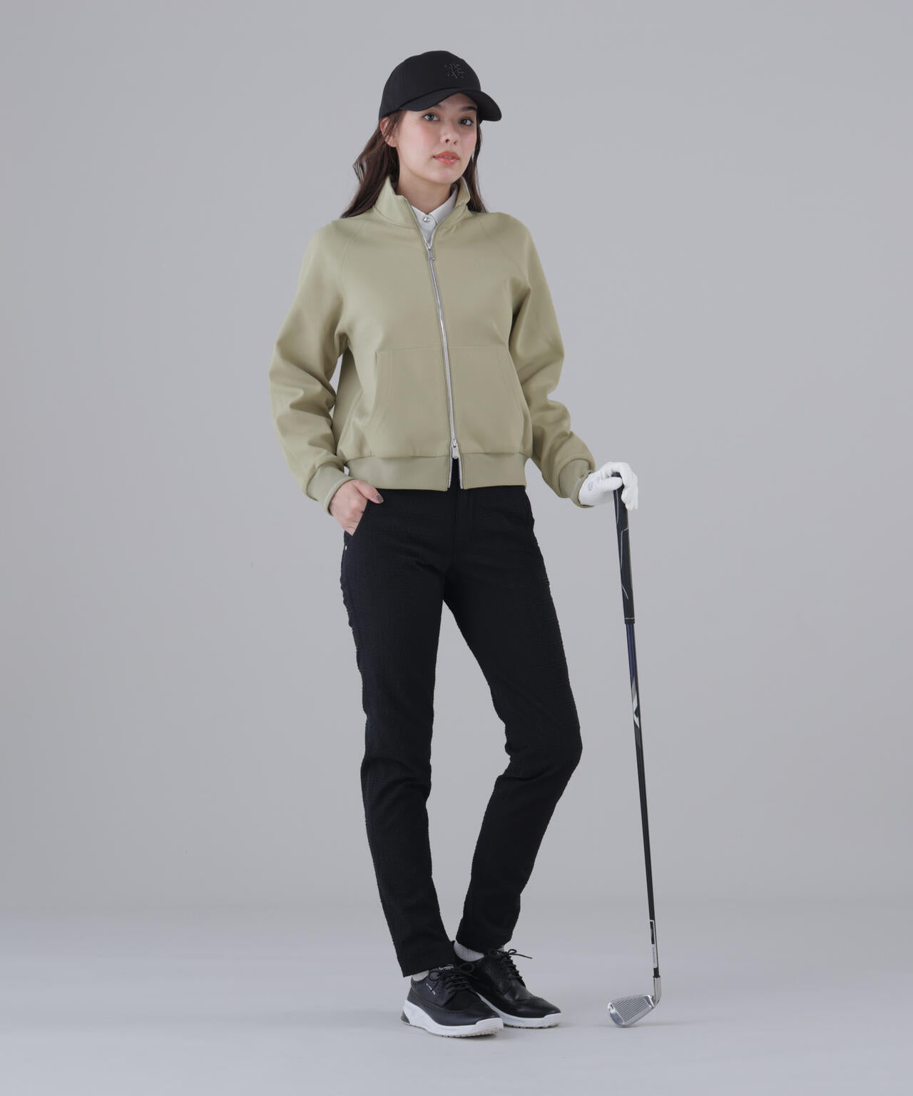 【新品】St ANDREWS ダンボールニットスタンドジップブルゾン チャコール ダンボールニットブルゾン (MENS) | St ANDREWS（セントアンドリュース