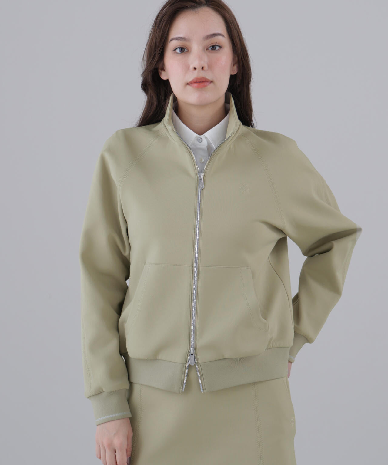 ダンボールニットブルゾン (WOMENS)