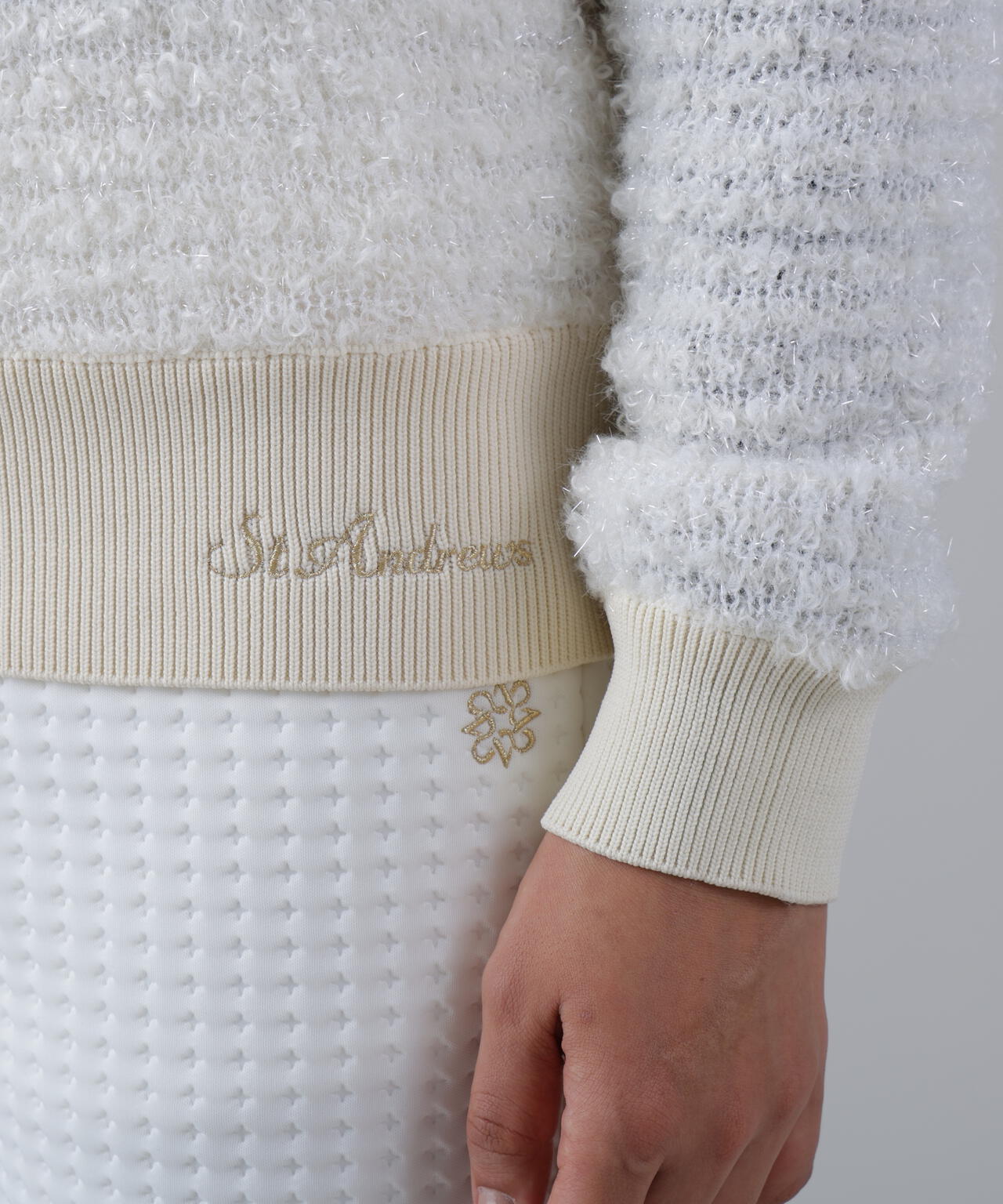 ファンシークルーネックニットプルオーバー (WOMENS) | St ANDREWS