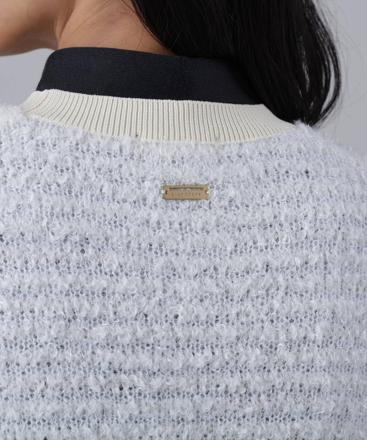 ファンシークルーネックニットプルオーバー (WOMENS) | St ANDREWS