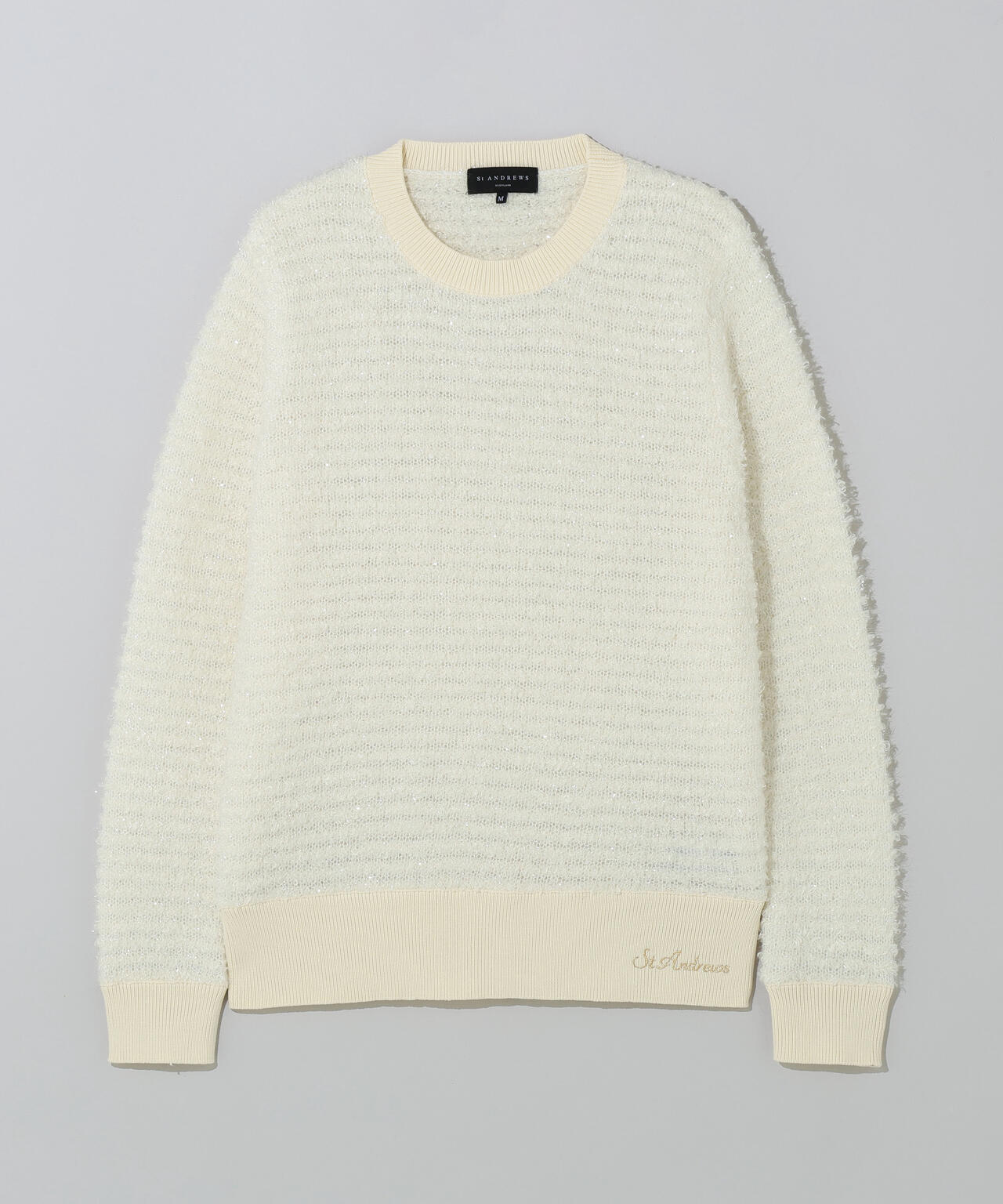 ファンシークルーネックニットプルオーバー (WOMENS)