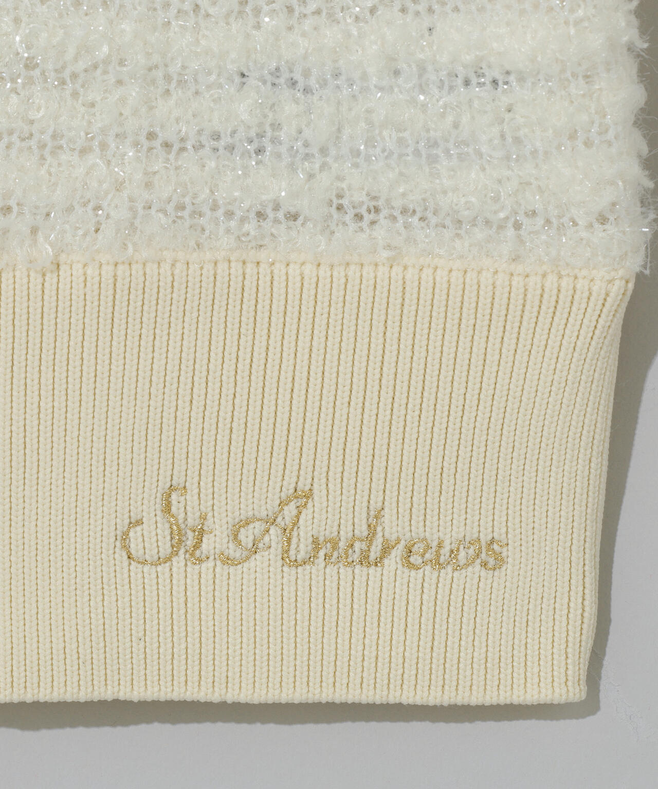 ファンシークルーネックニットプルオーバー (WOMENS) | St ANDREWS