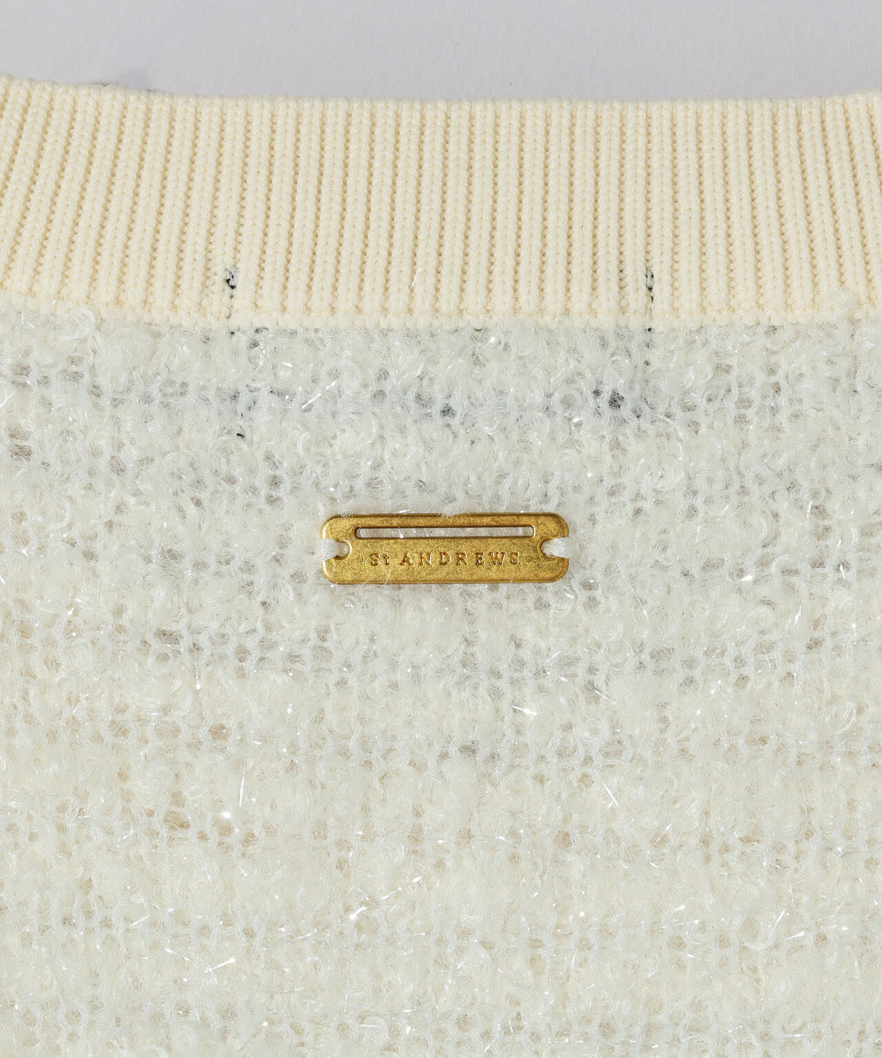 ファンシークルーネックニットプルオーバー (WOMENS)