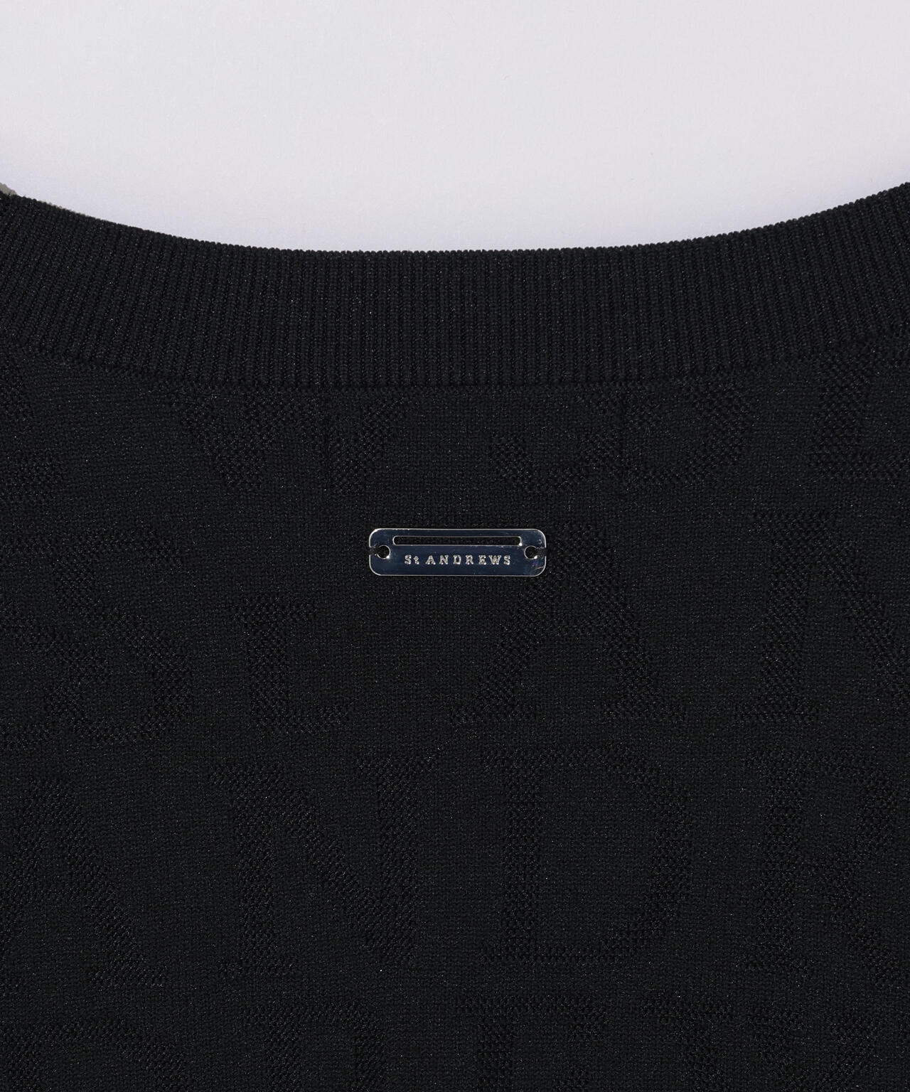 ダブルロゴジャガードクルーネックニットプルオーバー (WOMENS)