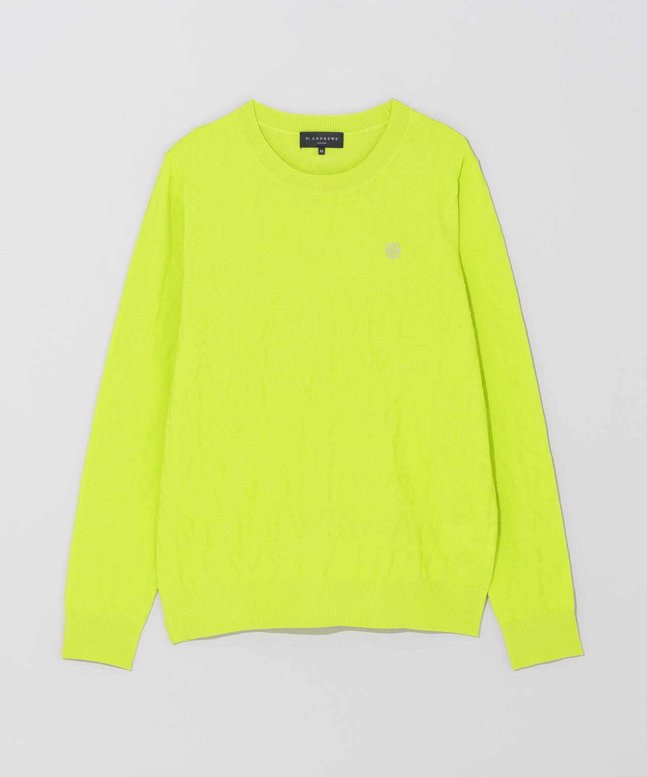 ダブルロゴジャガードクルーネックニットプルオーバー (WOMENS)