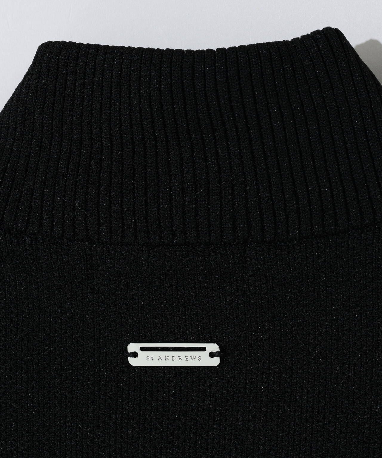 タフタ×ニットジップアップベスト (WOMENS)