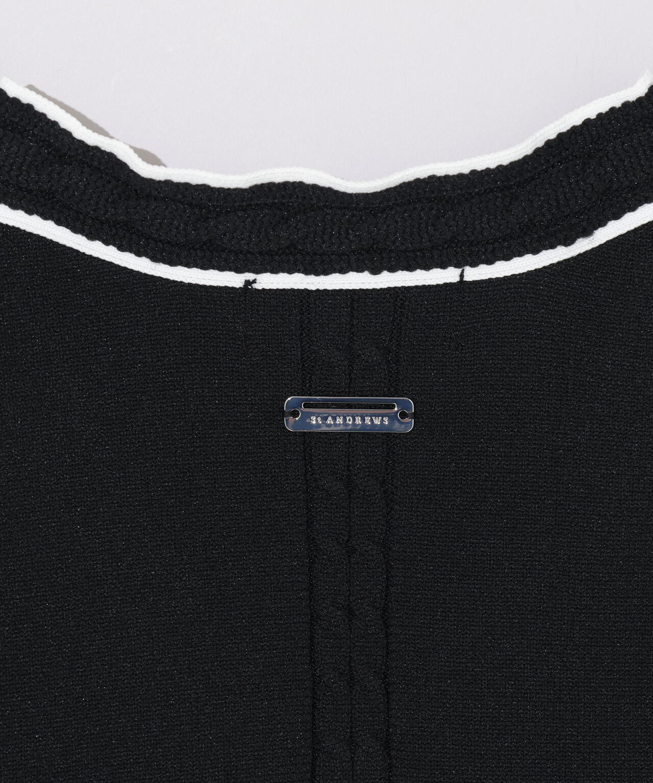 12G天竺Vネックニットベスト (WOMENS)