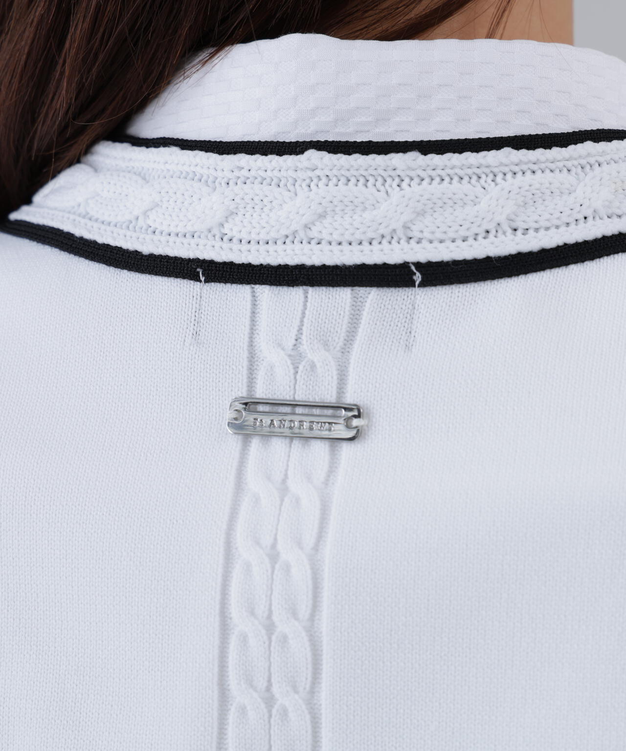 12G天竺Vネックニットベスト (WOMENS)