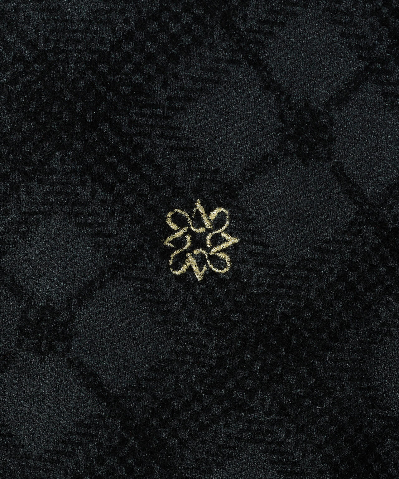 12Gケルトバイヤスチェックジャガードモックネックニットプルオーバー (WOMENS)