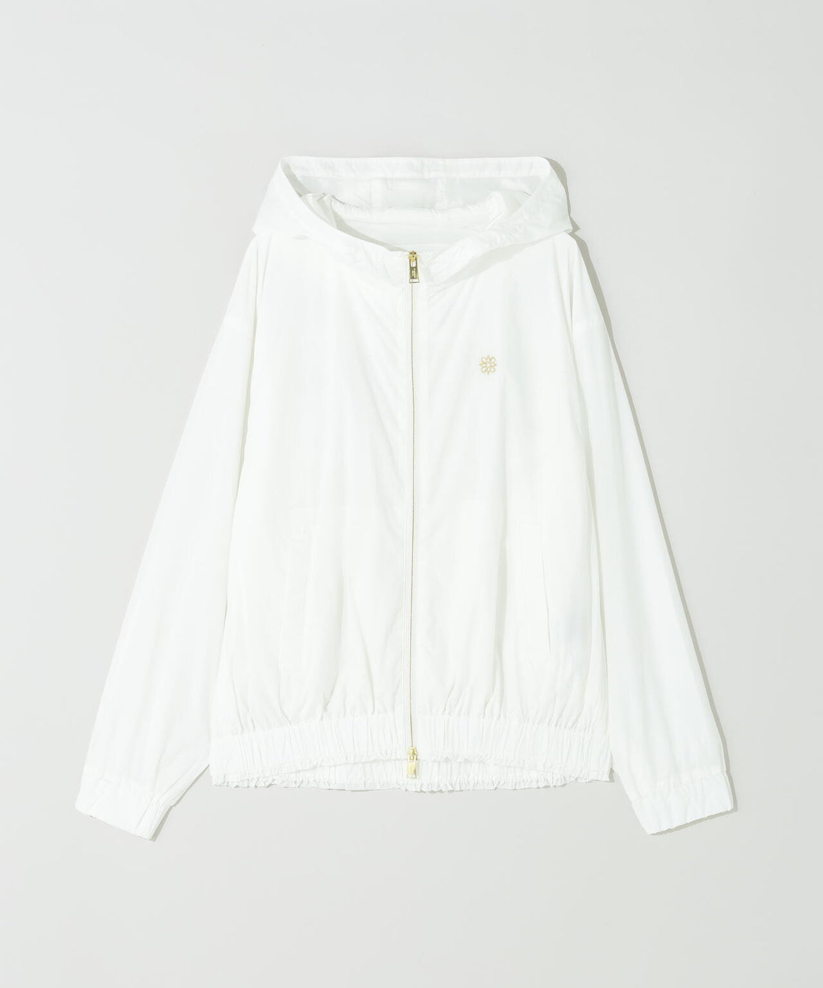 [ストレッチ・撥水] ストレッチナイロンリップフーディブルゾン (WOMENS)