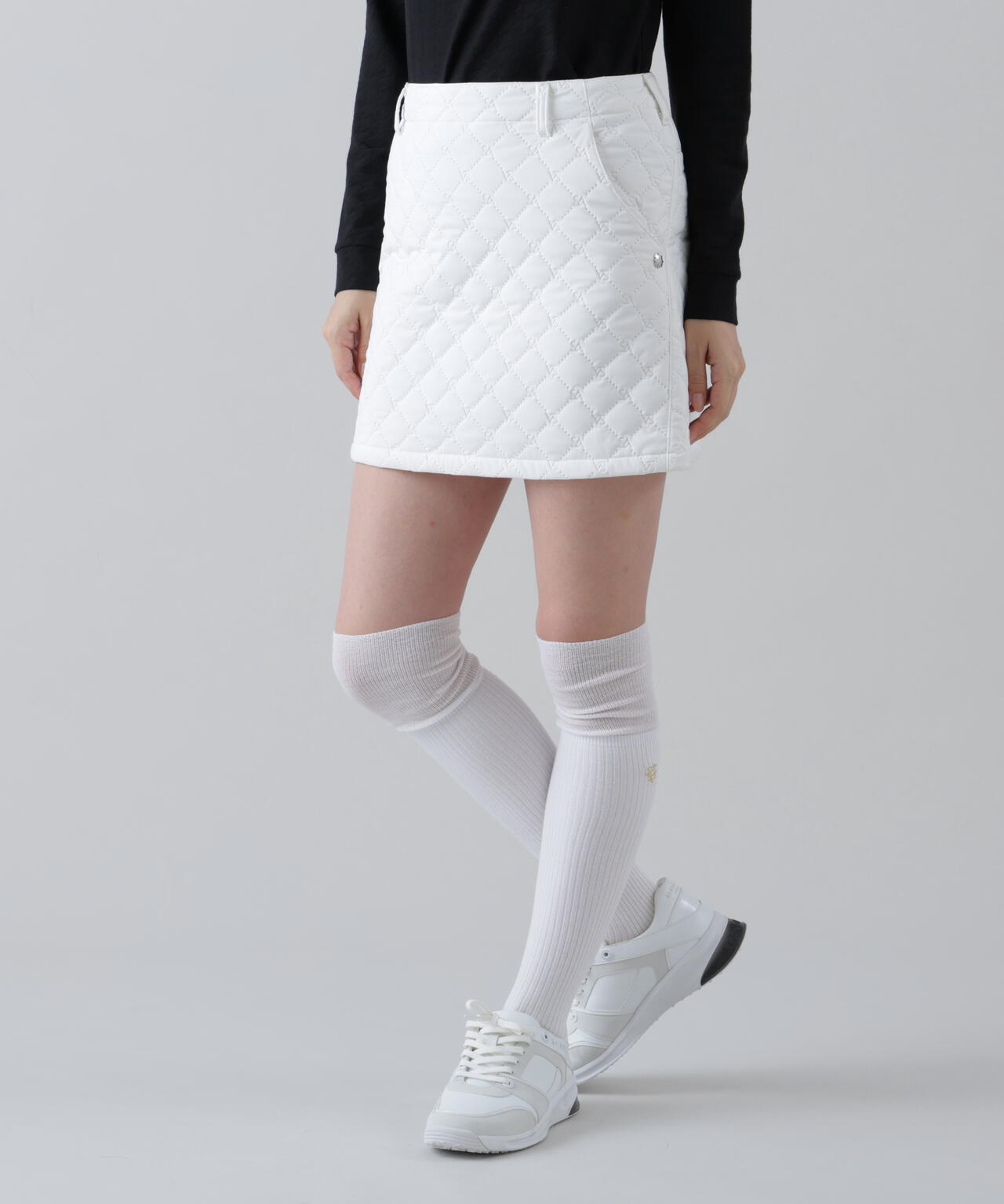 防風・撥水] SAロゴピンソニック中綿スカート (WOMENS) | ST ANDREWS