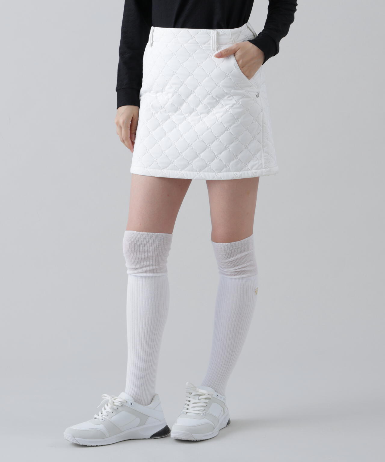 St ANDREWS セントアンドリュース セットアップ　スカート　パーカー 防風・撥水] SAロゴピンソニック中綿スカート (WOMENS) | ST ANDREWS