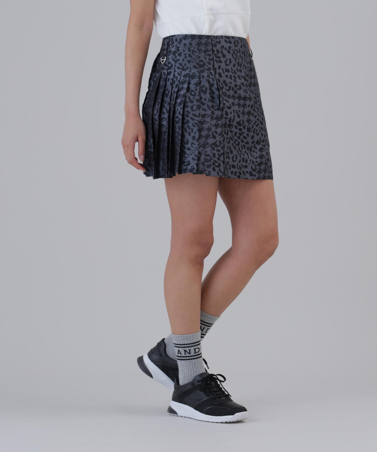 千鳥レオパードジャガードスカート (WOMENS) | St ANDREWS（セント