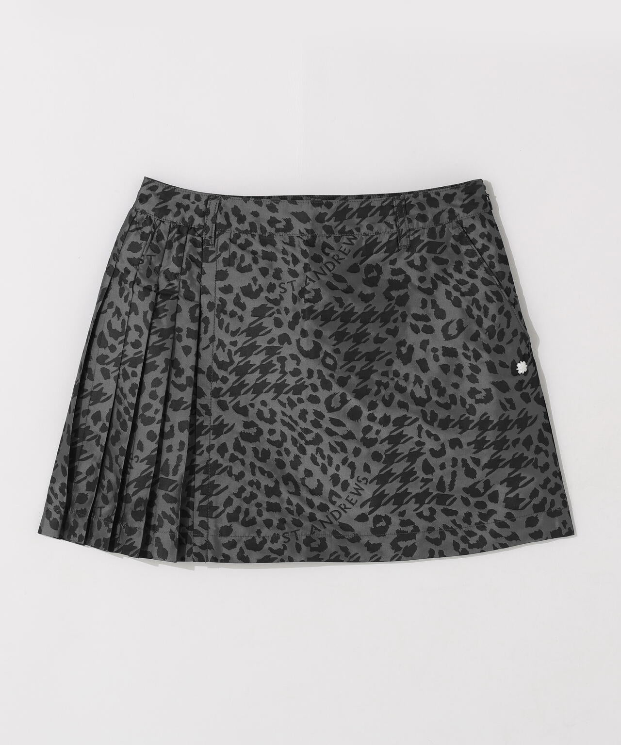 千鳥レオパードジャガードスカート (WOMENS) | St ANDREWS（セント